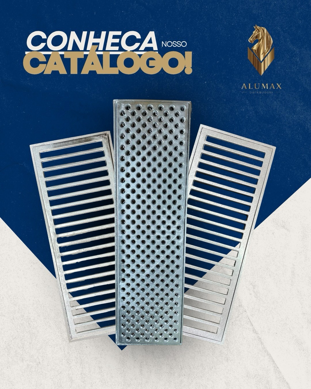Post Alumax · Conheça nosso catálogo de ralos e grelhas em alumínio